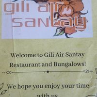  at Gili Air Santay Bungalow and Restaurant in 