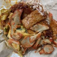 Huge portion at $3.80 with organic mixed grain rice   at Dong Shun Vegetarian 東顺素食 in West Singapore