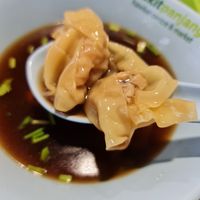 Nice wanton and soup!!! ~ 10/5/22 at Dong Shun Vegetarian 東顺素食 in West Singapore