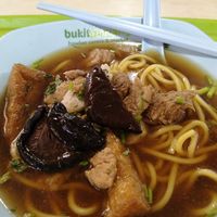 药材养生汤面$4.50 at Dong Shun Vegetarian 東顺素食 in West Singapore