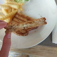 Vegan cheese sandwich at Fruit Plus in Chiang Mai