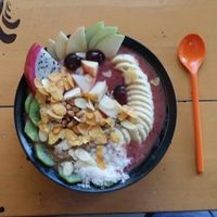 acai bowl at Fruit Plus in Chiang Mai