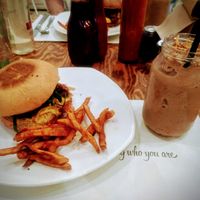 Tasty Burger and fries 😋 at Forever - Polanco in Mexico City