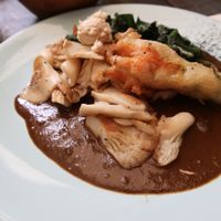 Setas en mole  at Forever - Polanco in Mexico City