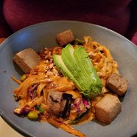 peanut noodles with tofu at Forever - Polanco in Mexico City