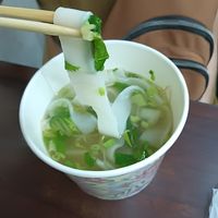 Kueh teow soup at Xiū Yuán SùShí 修圓素食 Sho Yuan Su Shih in Taipei