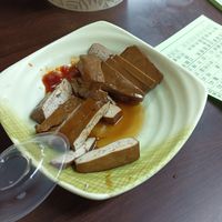 Side dish: compressed tofu at Xiū Yuán SùShí 修圓素食 Sho Yuan Su Shih in Taipei