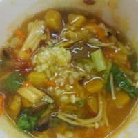 Curry rice soup at Xiū Yuán SùShí 修圓素食 Sho Yuan Su Shih in Taipei