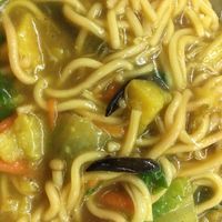 Curry noodles at Xiū Yuán SùShí 修圓素食 Sho Yuan Su Shih in Taipei