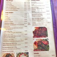 Menu at Paprika Cafe in Monterey