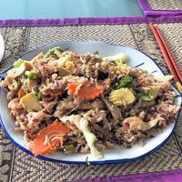 Stir fried brown rice at 108 Vegetarian Cuisine in Phuket