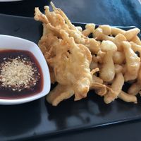 Fried mushrooms. 9/10 yummy at 108 Vegetarian Cuisine in Phuket