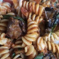 Eggplant and pasta at Beretta in San Francisco