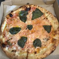Vegan margherita to go  at Beretta in San Francisco