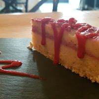 Raspberry Cheese Cake at Zest for Life in Amsterdam