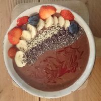 Chocoholic smoothiebowl at Zest for Life in Amsterdam