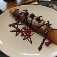 Blueberry pancake  at Zest for Life in Amsterdam