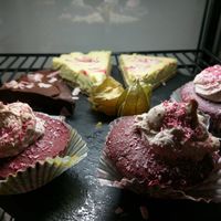 Vegan cupcakes  at Zest for Life in Amsterdam