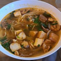 Ahhh... the Bun Hue! I love spicy soups and it doesn't get better than this made by a chef from Hue. at Loving Vegan Market & Cuisine in Winter Park