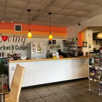 This is the counter where you can order your food.  at Loving Vegan Market & Cuisine in Winter Park