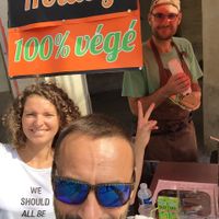 Hotdog 100% végé  at Velo Vege Food Bike in Toulouse