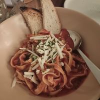 Vegan pasta (not on menu) at La Rustica in Sayulita