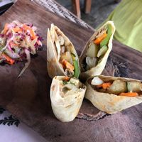 Vegan burrito  at The Mexican Kitchen in 