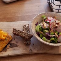 Vegan quiche at Bijzonder in Maastricht