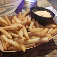 Chips (assume the chipotle mayo was not vegan but I didn't ask) at Los Tacos in Bergen