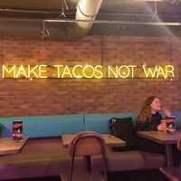 Inside at Los Tacos in Bergen