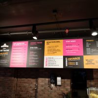 Menu at Los Tacos in Bergen