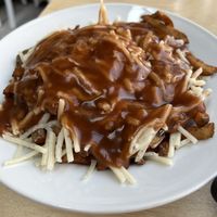 Vegan Poutine  at Poutineville in Quebec