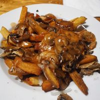 Build your own vegan poutine at Poutineville in Quebec