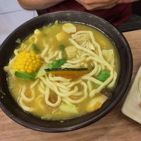Kimchi noodle soup at Quán Zhēn SùShí 全真素食 in Taipei