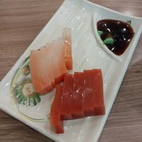 Vegan sashimi at Quán Zhēn SùShí 全真素食 in Taipei