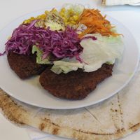 Vegani Kottlett at Philo Cafe in Saarbrucken