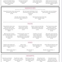 Menu  at Jute Cafe Bar  in Dundee