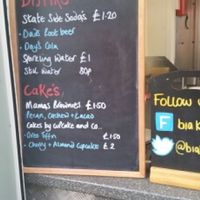 menu at Bia Kitchen Vegan Diner - Food Stall in Norwich