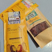 Chocolate bars + Cacao Infusion at Ara Chocolat in Paris