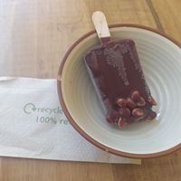 Vegan icecream at Ara Chocolat in Paris
