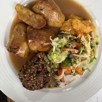 Vegan Sunday roast  at The Lansdowne Pub in Cardiff