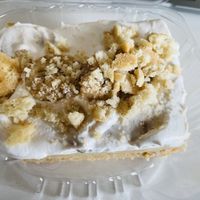 Banana cream cakee  at Half-Peach Bakery & Cafe in Louisville