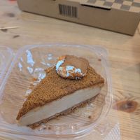 Biscoff cheescake at Half-Peach Bakery & Cafe in Louisville