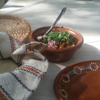 tacos, chorizo y queso at Charly's Vegan Tacos - Food Truck in Tulum