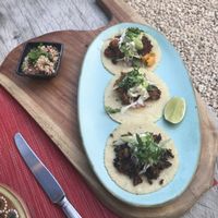 Charly’s Signature Tacos at Charly's Vegan Tacos - Food Truck in Tulum