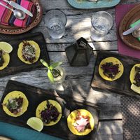 Amazing tacos at Charly's Vegan Tacos - Food Truck in Tulum