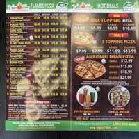 Menu pt.1  at Veggie Flames in Mississauga