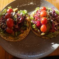 Wraps at Curcuma in El Chalten