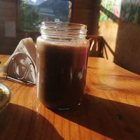 Chocó smoothie at Curcuma in El Chalten