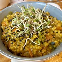 Pumpkin risotto   at Curcuma in El Chalten